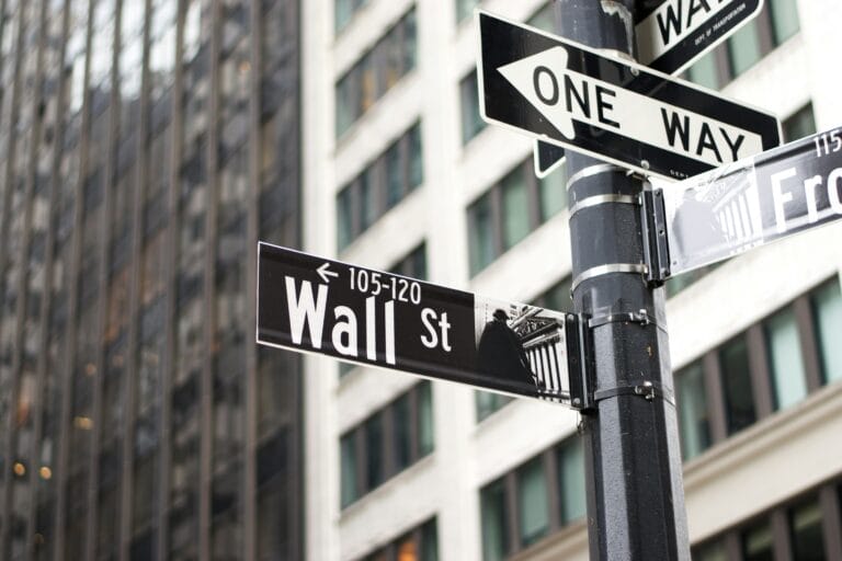 Wall Street sign