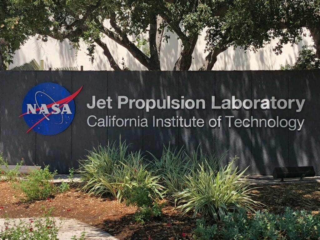 NASA Jet Propulsion Laboratory Sign